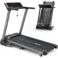 PASYOU PT50 Treadmill with Incline - Foldable Treadmills for Home with 25 Preset Programs, Heart Rate Monitor, with Bluetooth Co