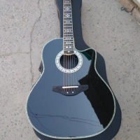 6 strings Ovation-guitar real abalone Ovation acoustic electric guitar carbon fiber tortoise shell b