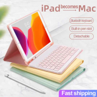 For iPad 10.2 9.7 2021 2022 5th 6th 7th 8th 9th 10th Generation Keyboard Case for iPad Air 2 3 4 10.9 Pro 11 2022 9.7 10.5 Cover
