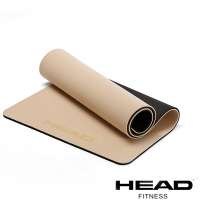 HEAD 環保TPE雙層瑜珈墊/運動墊12mm-沙漠棕