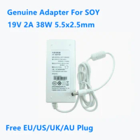 Genuine SOY-1900200 19V 2A 38W 5.5x2.5mm AC Adapter For SOY PHILIPS AOC ADPC1938EX ADPC1936 Monitor Power Supply Charger