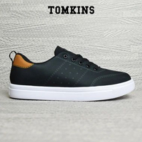 TOMKINS Hamnet - Black White Sepatu Sneakers Pria 42