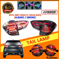 PERODUA MYVI GEN 3, MK7 DESIGN LAMPU BELAKANG/TAIL LAMP (SMOKE/ALBINO)