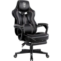 Vonesse Gaming Chair for Adults Gaming Chairs with Footrest Reclining Computer Gaming Chair for Heavy People Gamer Chair Big