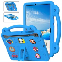 For Samsung Galaxy Tab S9 S8 S7 FE Plus SM-X710 X700 X510 T870 X810 X610 X800 T730 T970 Case Kids EVA Cover With Hand Holder
