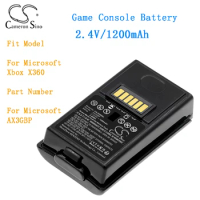 Cameron Sino 1200mAh Game Console Battery for Microsoft Xbox X360 AX3GBP
