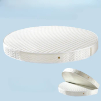 Lazy Queen Size Portable Round Mattress Students China Bedroom Latex Mattress Folding Sleep Colchao De Latex Bedroom Furniture