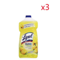 Lysol多功能清潔劑--檸檬清香(40oz/1210ml)*3