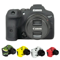 Soft Silicone Mirrorless Camera Case Bag Cover for Canon EOS R7 Camera