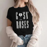 Guns N Rose Heavy Metal Polyester TShirt for Women Guns N Roses Basic Leisure Tee T Shirt Novelty Trendy