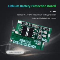 HW-391 2S 20A Lithium Battery Protection Board 18650 BMS Board Module Balance