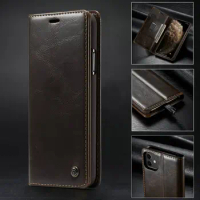 CaseMe Luxury Leather Case For iPhone 11 Case Magnetic Card Wallet Cover For iPhone 11 Pro/For iPhone 11 Pro Max Flip Phone Case