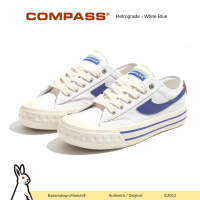 [Original Product] Sepatu Compass Retrograde Low - White Blue