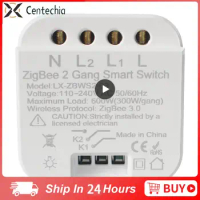 Smart Light Switch Relay Module 1/2Gang Dimmer +RF Switch Support Alexa Yandex Alice Tuya Smart Life