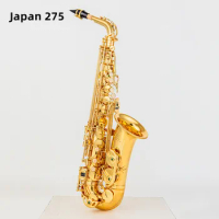 Made in Japan YAS-275 Professional Alto Drop E Saxophone Gold Alto Saxophone with Band Mouth Piece R