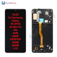OLED For Samsung Galaxy A9 2018 A9s A9 Star Pro A920 A920F A920F/DS A9200 A920N LCD Display Touch Screen Digitizer Assembly