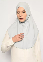 My Daily Hijab Kana Bergo Spandek Silver