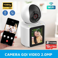 Camera Wifi Gọi Video 2 Chiều Full HD Màn Hình IPS 2.8 inch - Báo Khóc Trẻ Em, Đàm Thoại 2 Chiều, Ph