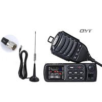 QYT CB-27 Car Radio 12V/24V 26.965-27.405 MHz AM/FM Transceiver Shortware Citizen Band CB Radio Station CB27 w/Mag-1345 Antenna