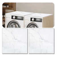AT35 2PCS 23.2 X 23.2Inch Washer And Dryer Covers For The Top, Anti-Slip Washer Dryer Top Protector Mat Quick Drying