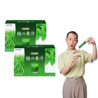 【Suntory 三得利官方直營】極之青汁 大麥若葉+明日葉 30包x2盒組(大麥若葉、明日葉、關華豆膠)