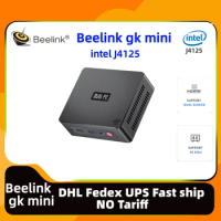 just for Brazil Beelink GK Mini Intel J4125 mini office PC DDR4 Ram 8G SSD 256G Mini pc 4K Dual office Home beelink gk mini pc