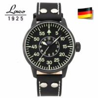 【Laco 朗坤】 飛行員系列 Bielefeld  861760 42mm ｜德國錶 夜光錶 機械錶  男/女錶