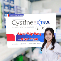 [Tem cty nhập khẩu] Viên uống làm sáng da, giảm tóc gãy rụng, chắc khoẻ móng Cystine Extra - hộp 60 