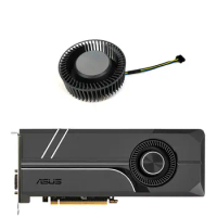 Original FD6525H12D Cooler Fan Replacement For ASUS Turbo GeForce GTX 1060 1070 TI 1080 Ti Graphics Video Card Cooling PLB06625B