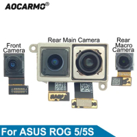 Aocarmo Front Facing Camera For ASUS ROG Phone 5 5s ROG5S ROG5 I005DA BackBig Rear Camera Flex Cable Repair Part ZS673KS ZS676KS