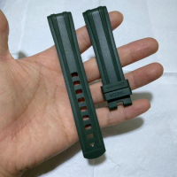XIANERSHANG Fluororubber Watchbands O-MEGA SEAMASTER 300 Original Style Strap 20MM*18MM 21MM*18MM VITON Belt Watch Accessories