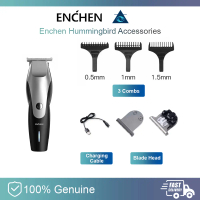 Enchen Hummingbird Hair Trimmer Clipper Replacement Accessories 3 Combs Blade Head Charging Cable