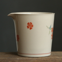 免運 茶具系列 中式陶瓷 草木灰茶具 公道杯茶漏套 裝分茶器一體 公平杯