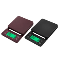DONG Portable Espresso Scale with Timer Pour Over Coffee Scale Timer Espresso Scale