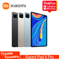 Chinese Firmware Xiaomi Mi Pad 6 Pro Tablet 11-Inch 2.8K Ultra HD Screen Dolby MIUI Pad 14 Android Google Play 8600 mAh Battery
