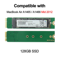 128GB SSD Solid State Drive Compatible With Mid2012 MacBook Air A1465 A1466 MAC HD SSD 128G Hard Disk EMC2558 EMC2559 DIY Tools
