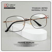 [ DJAVA OPTIK ] Kacamata Aurum Normal s/d -400 Eyewear Glasses Frame Lensa Antiradiasi Bluecromic