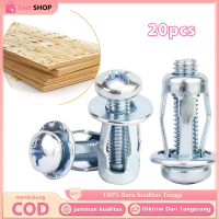20Pcs Jack Carriage Nut M4 Rivet Plat Metal Stainless Petal Bolt Untuk Pemasangan Hollow Wall
