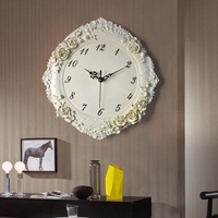歐式時鐘 創意立體裝飾壁掛鐘錶臥室靜音時尚藝術石英鐘壁鐘 雙十一購物節