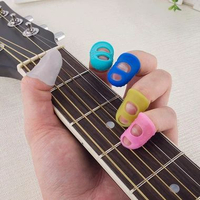 Promo DLW Pelindung Jari Gitar Silicone Fingertip Protector 5 PCS - DLW-05 Original Multi-Color