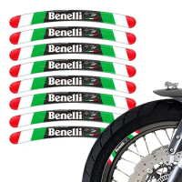 For Benelli 502c TRK 502x 251 Leoncino BJ500 250 TNT 300 600 3D Reflective Motorcycle Wheel Sticker Rim Hub Accessories Decal