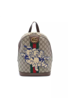 Gucci 二奢 Pre-loved Gucci GUCCI × Disney The Three Little Pigs GG Supreme Backpack rucksack PVC leather beige multicolor