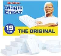Mr.clean Original Magic Eraser แผ่นทำความสะอาดพร้อม Durafoam 19 Count