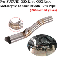 For SUZUKI GSXR 600 750 K8 K9 L1 GSXR750 GSXR600 2008 2019 2010 Motorcycle Exhaust Escape System Mid Link Pipe Muffler Stainless