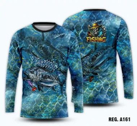 Jersey Mancing Pria Lengan Panjang Anti UV Bahan Dry Fit — Baju Fishing Premium Sublimasi Full Print