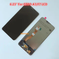 6.23" F7 LCD For OPPO A3 LCD Display CPH1819 CPH1821 Touch Screen Digitizer Assembly Replacement with Frame For OPPO F7