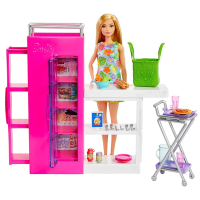 Barbie 芭比 - 夢幻食物儲存櫃遊戲組合