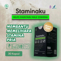 SUPLEMEN HERBAL UNTUK MENAMBAH STAMINA PRIA  30 KAPSUL STAMINAKU