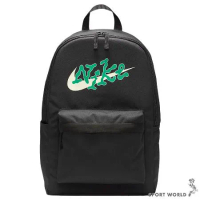 Nike 後背包 雙肩 筆電隔層 黑綠 FN0878-010