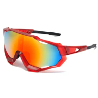Cycling Sunglasses Colorful Laser Windproof Dust-proof Sunshade Glasses for Outdoor Sports Running Camping Hunting